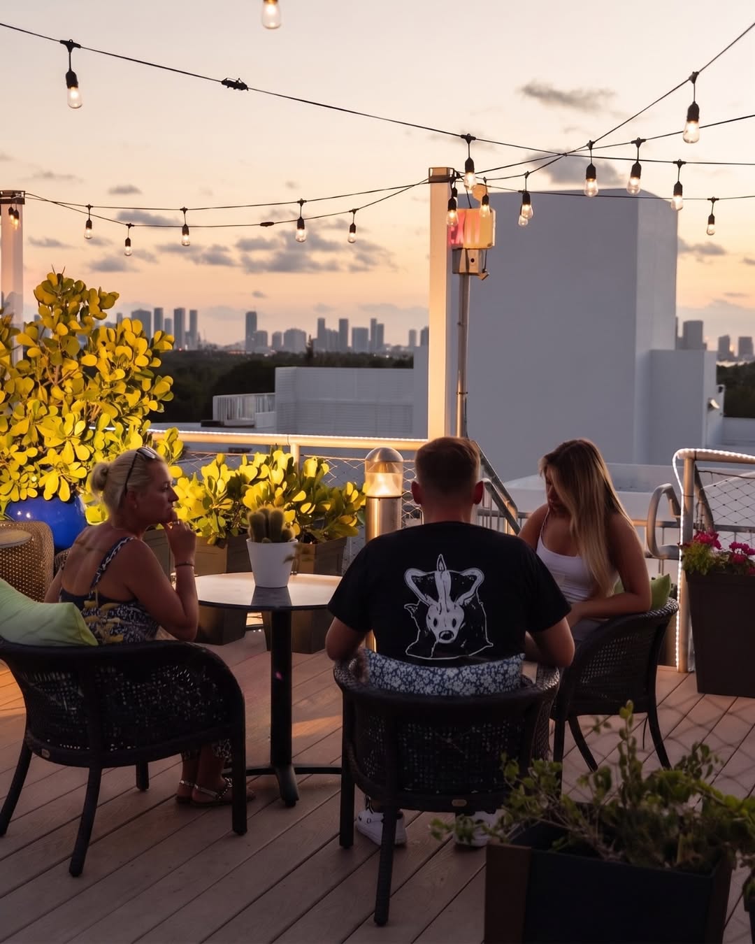 Some plans don’t need an itinerary. 

Head up to the rooftop deck and watch the sky change color ove