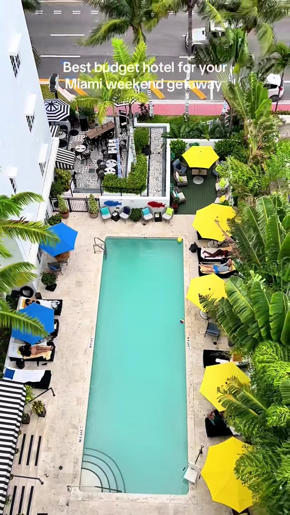 Looking for weekend trip to Miami? #hotelcroydon #southbeach #miamicheaphotels #traveltiktok