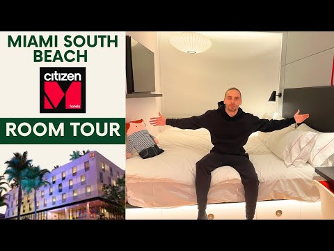 CitizenM Miami South Beach Hotel Room Tour & Review ...