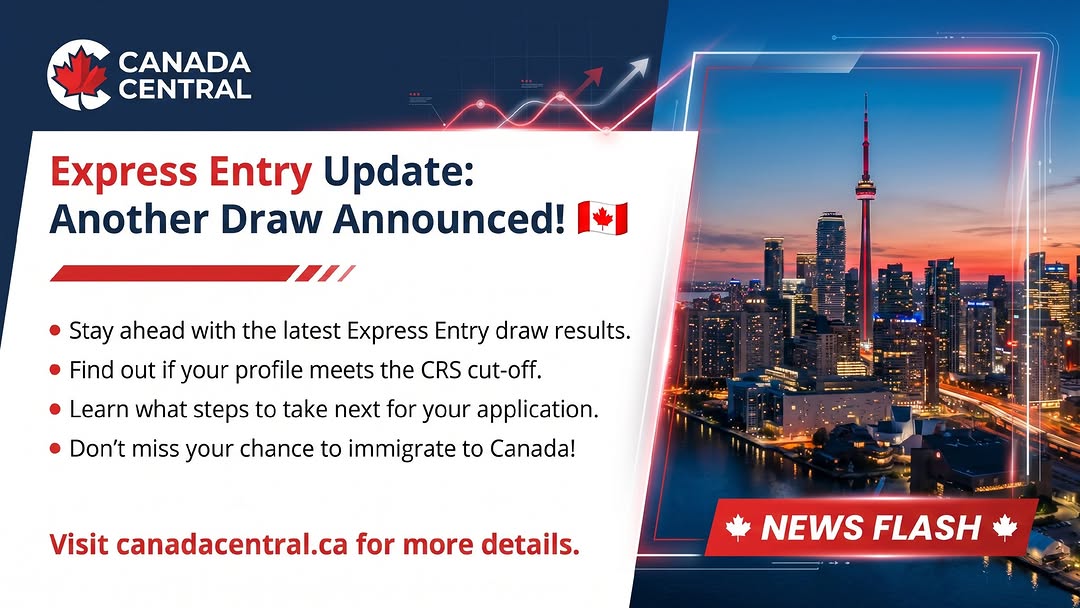 🇨🇦 Express Entry Update: Another Draw Announced! Stay ahead with the latest Express Entry draw res