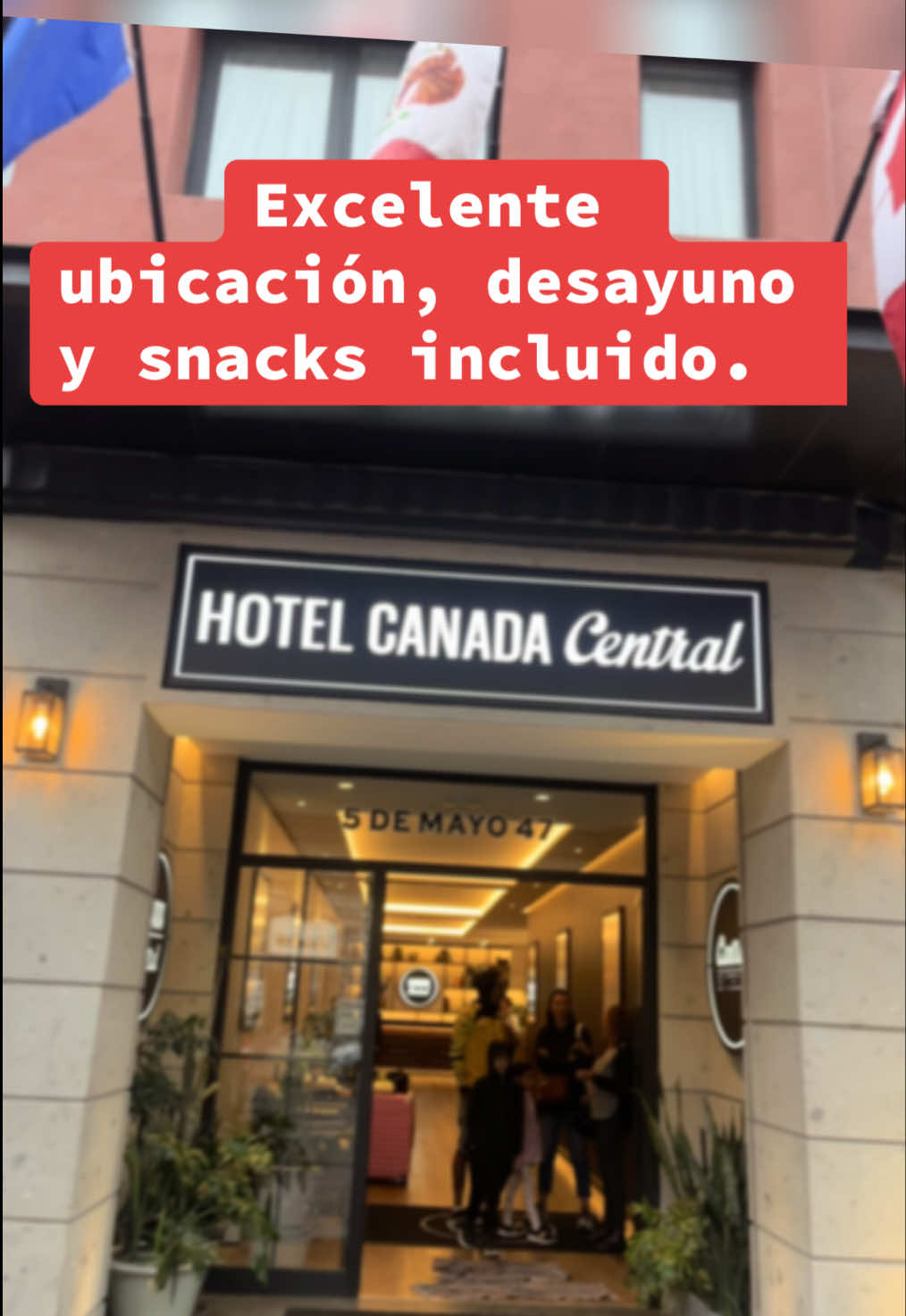 Hotel en el Centro Histórico de la CDMX. Confort moderno, desayuno incluido, snacks de cortesía, ter
