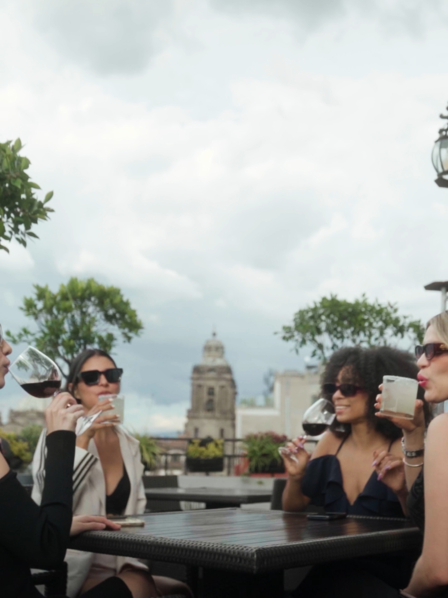 A great plan on our rooftop: the flavor of Cafe Central, friends, and views you’ll only find over Me