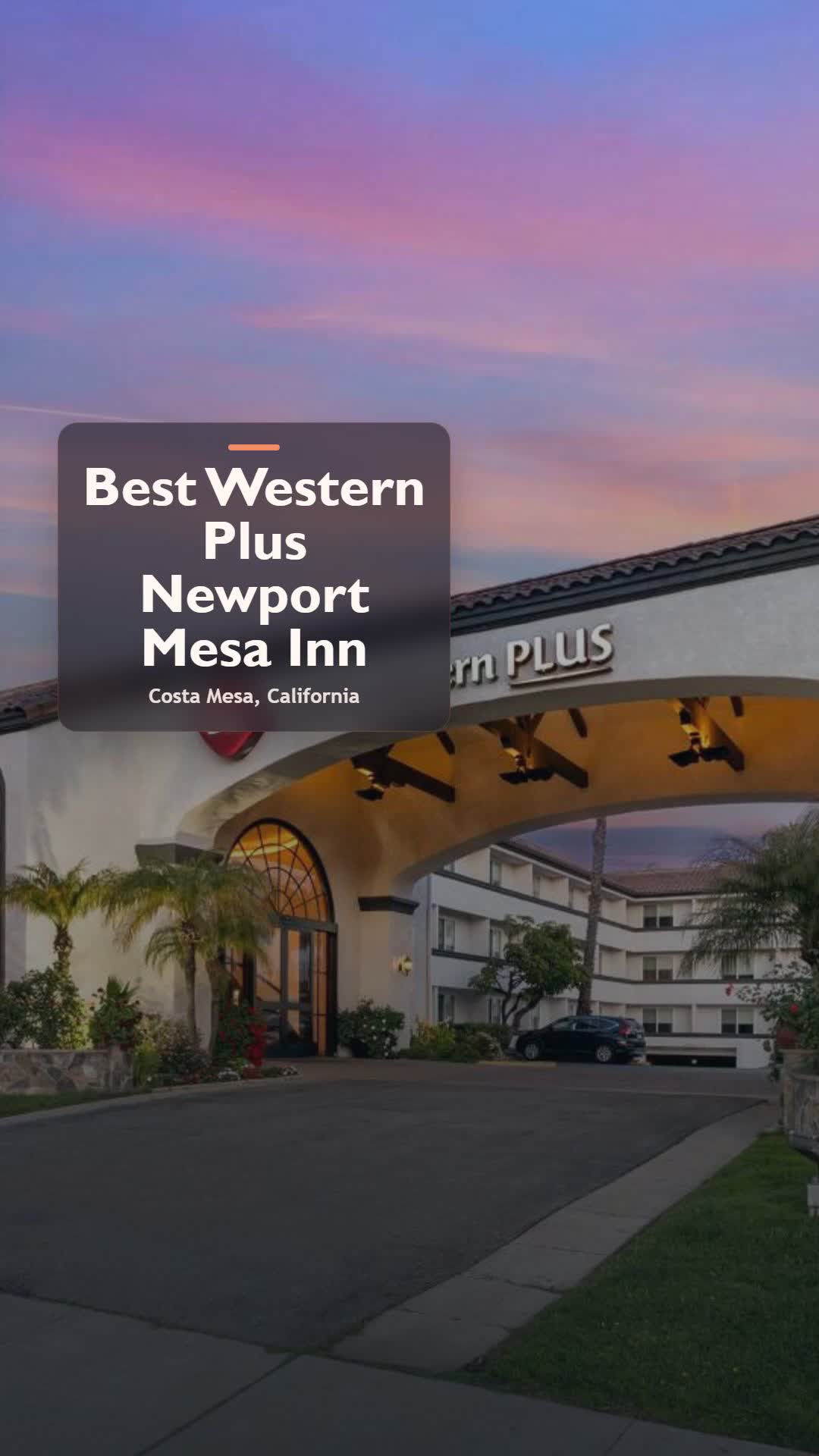 Best Western Plus Newport Mesa Inn: a stay to check before booking Costa Mesa, California.
The visua