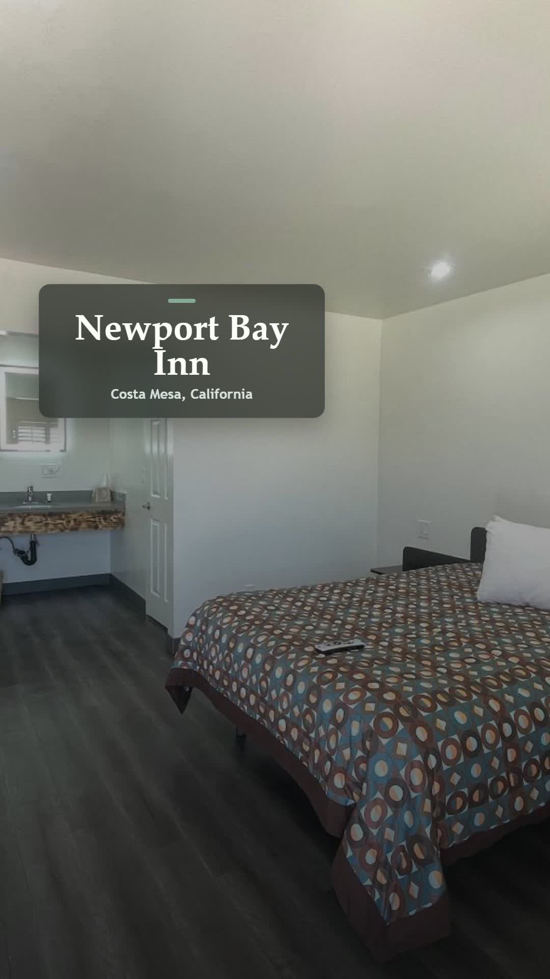 Newport Bay Inn: a stay to check before booking Costa Mesa, California.
The visuals give it a more p