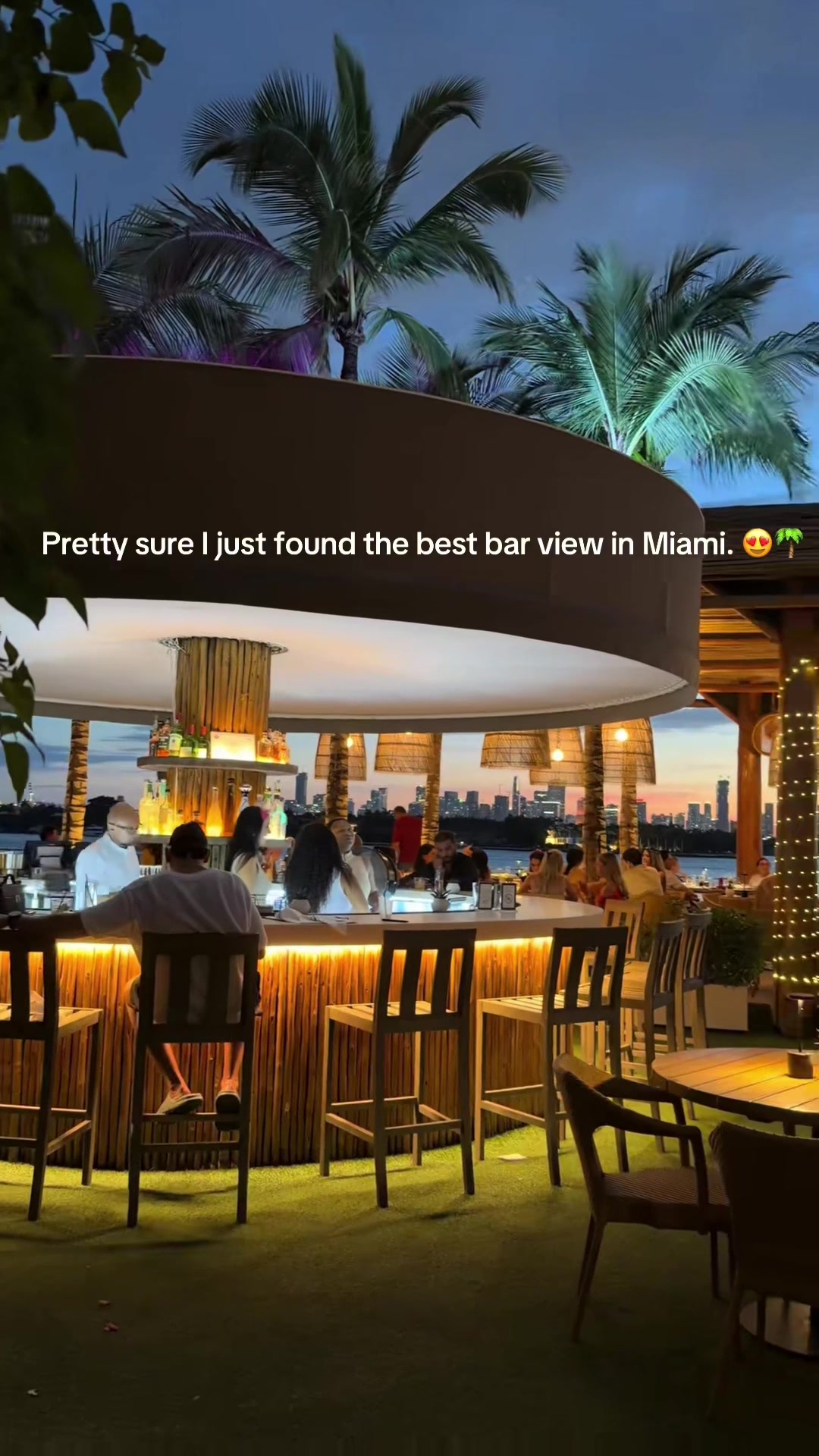 Golden hour hits different at Baia Beach Club, a Mediterranean-inspired waterfront destination at th
