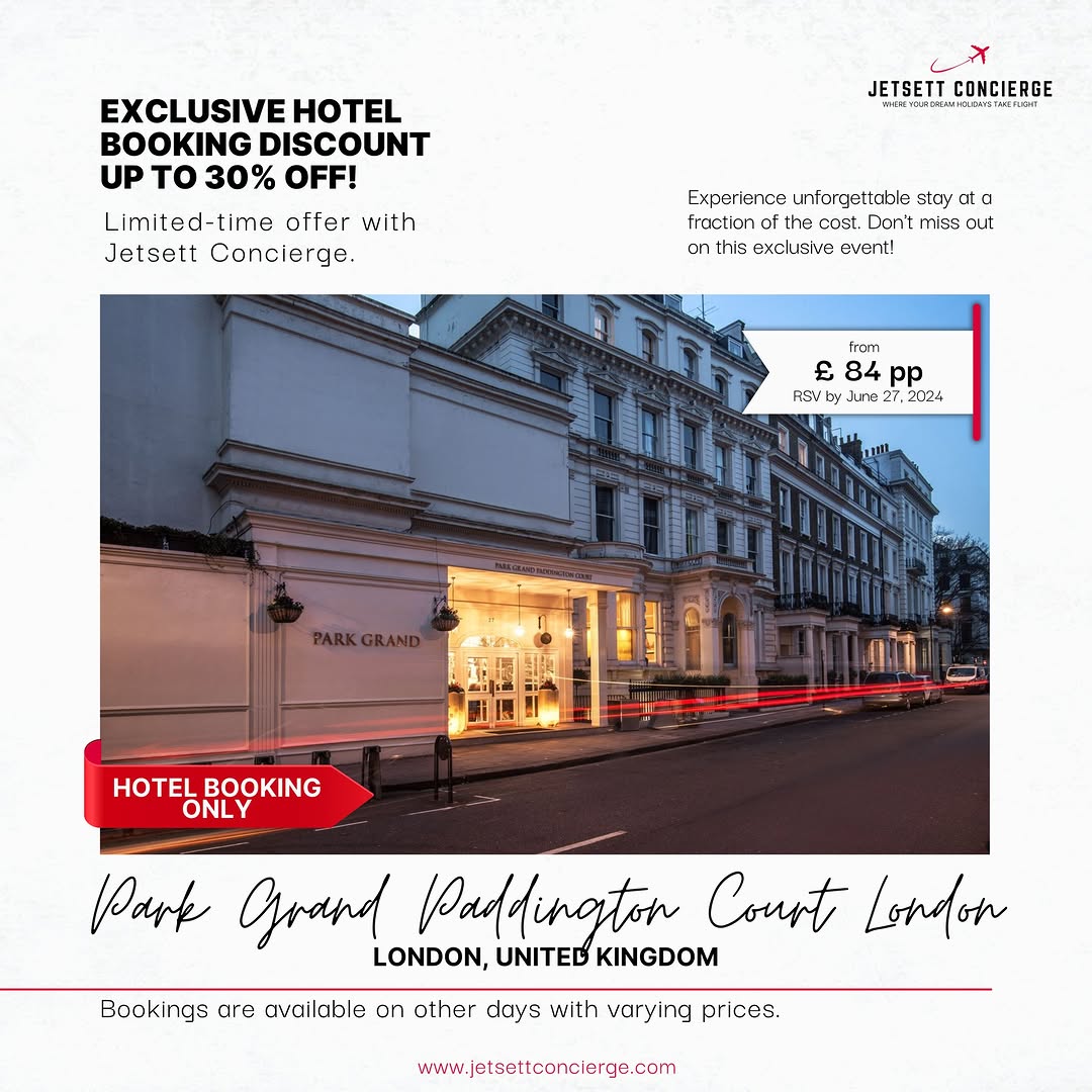 The 4-star Park Grand Paddington Court London offers an array of amenities to ensure a comfortable a