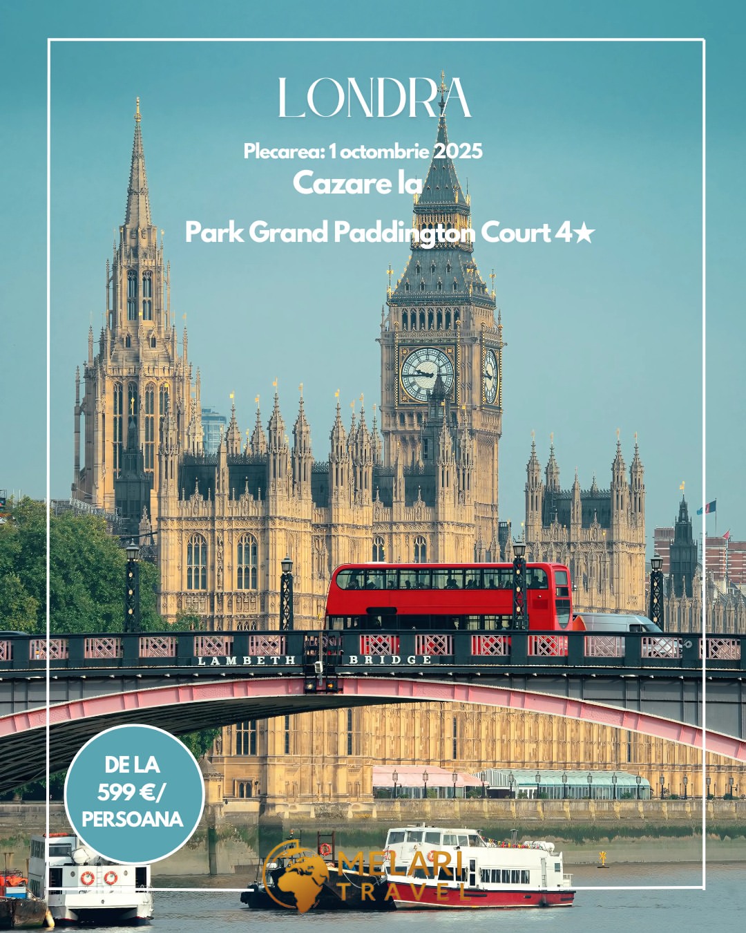 Londra – Park Grand Paddington Court 4★

Descoperă eleganța londoneză într-un sejur de 4 nopți, cu m