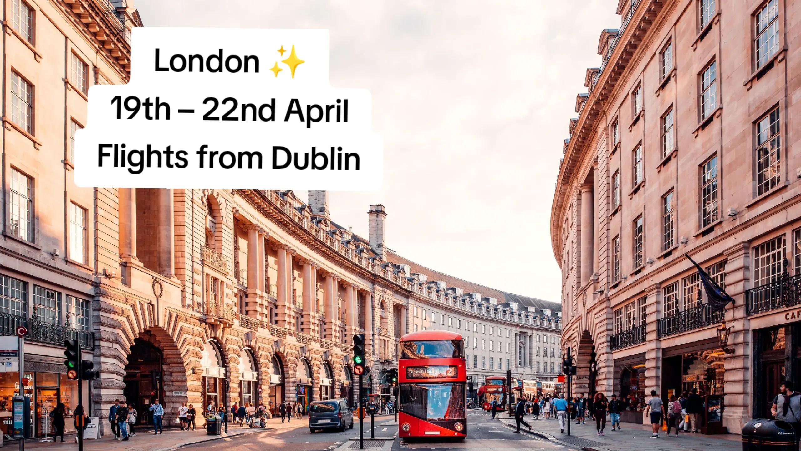 📅 19th – 22nd April 2026
✈️ Flights from Dublin
🧳 Under seat bag included
🏨 Park Grand Paddington