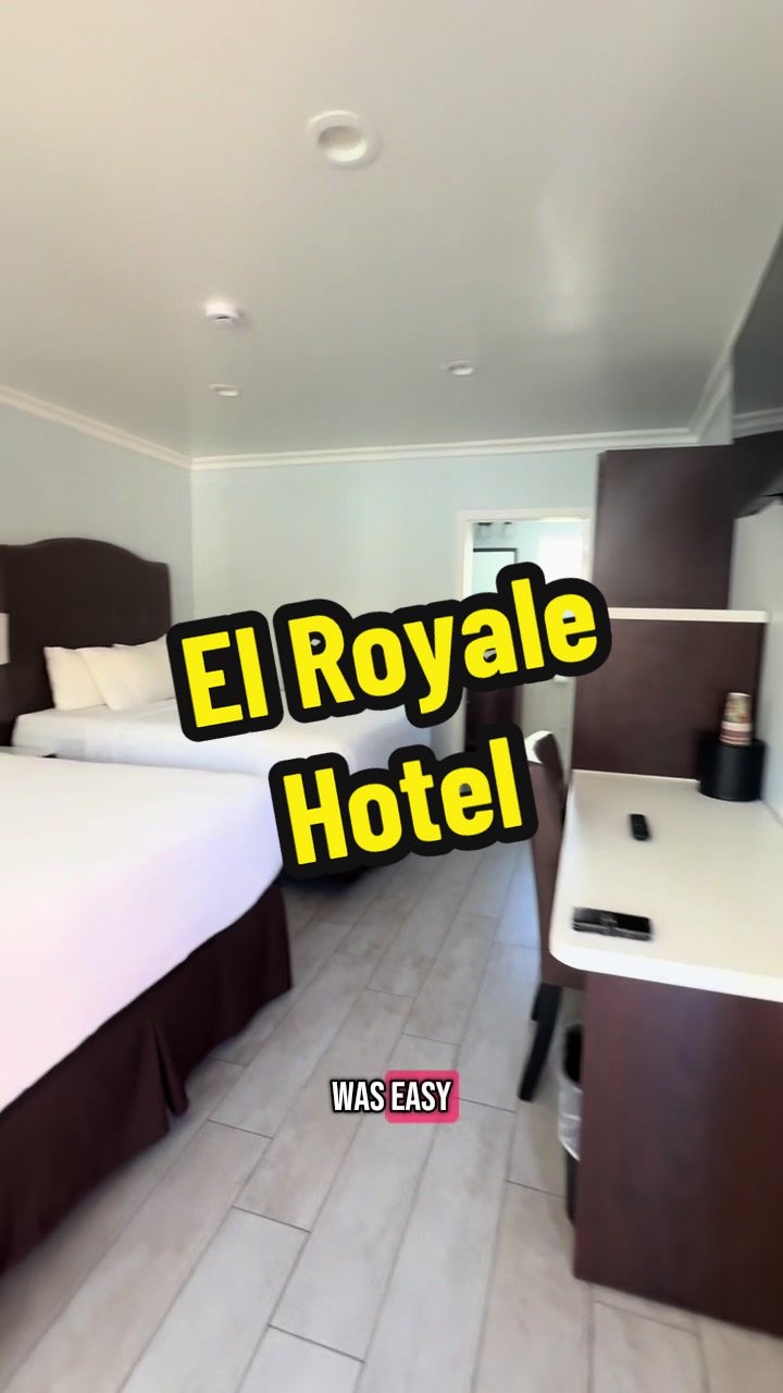 I’m always nervous when staying somewhere new, but El Royale Hotel definitely exceeded my expectatio