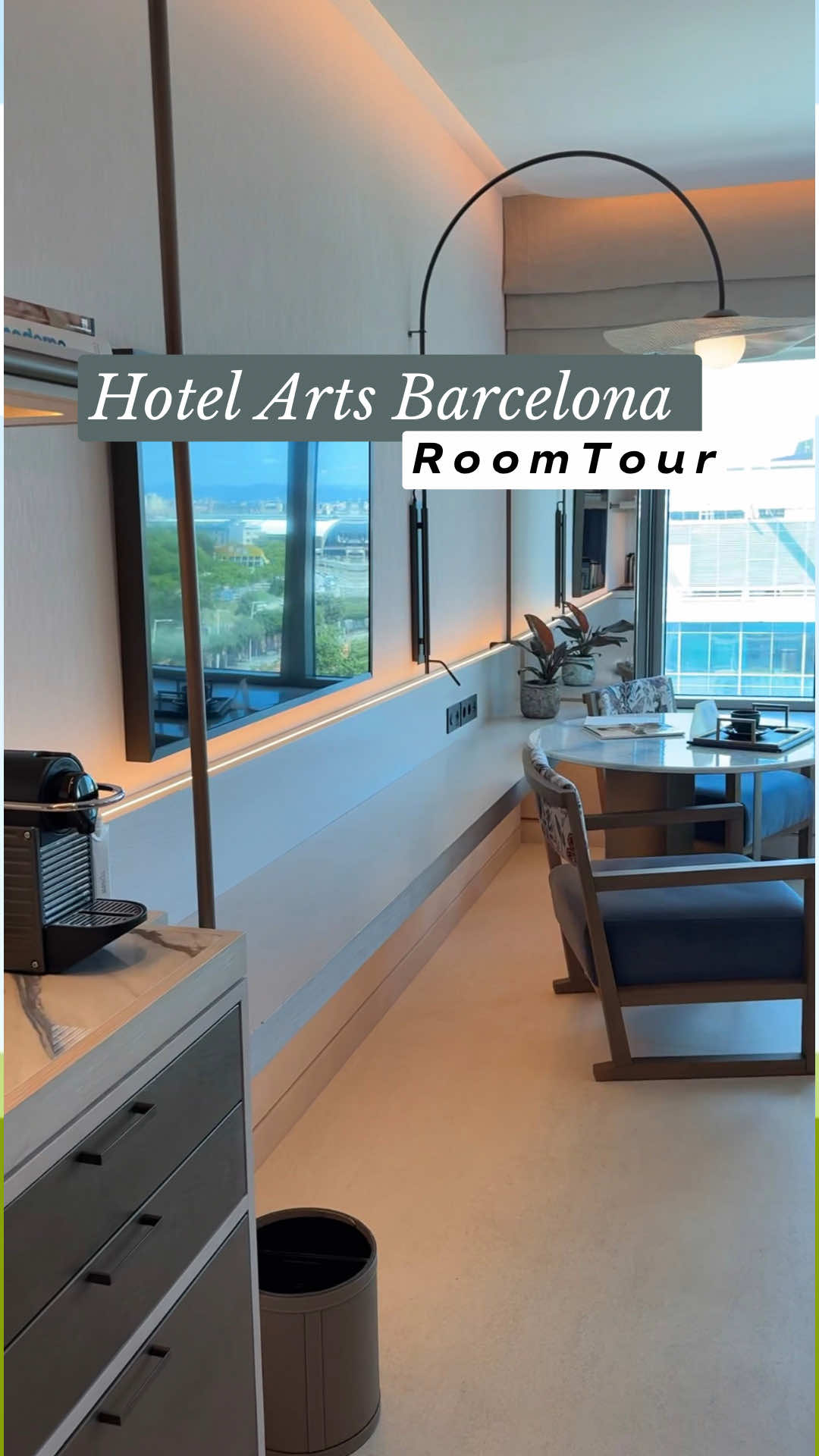 Hotel Arts Barcelona is perfect for a pre or post cruise stay. The rooms are beautifully decorated w