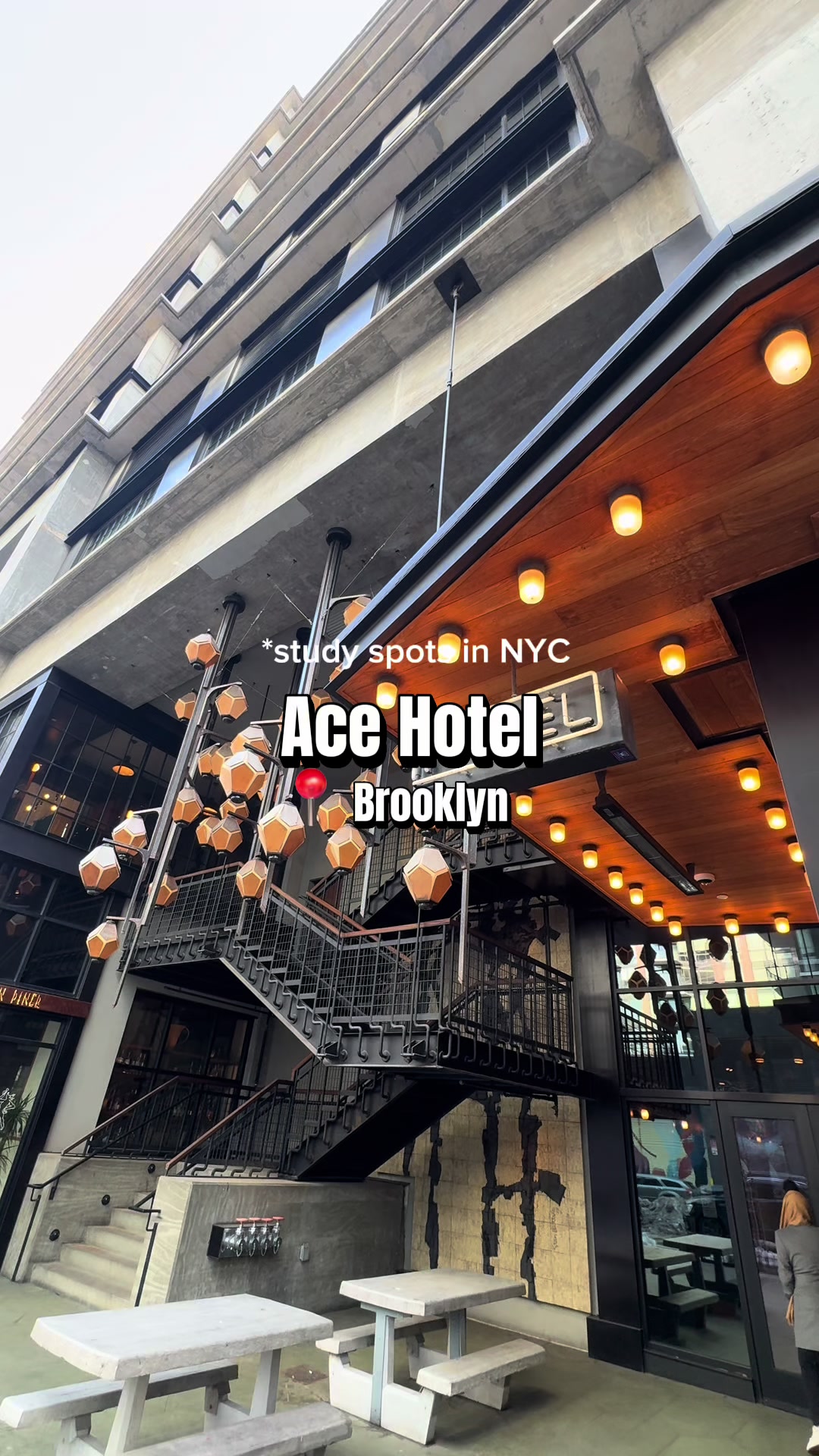 Fire study spot — anyone else have any other recommendations in NYC? #acehotel #nyc #brookyln #nycst