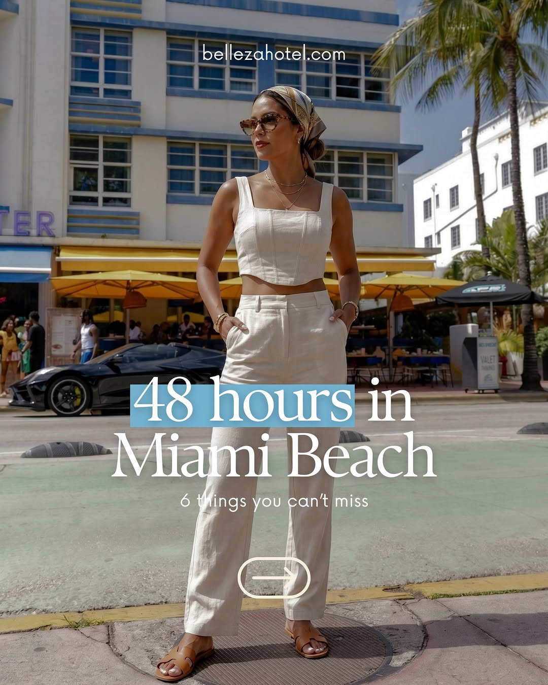4️⃣8️⃣ Hours
6️⃣ Essentials
1️⃣ Unforgettable South Beach trip.

📍 Stay in the heart of it all 
Boo