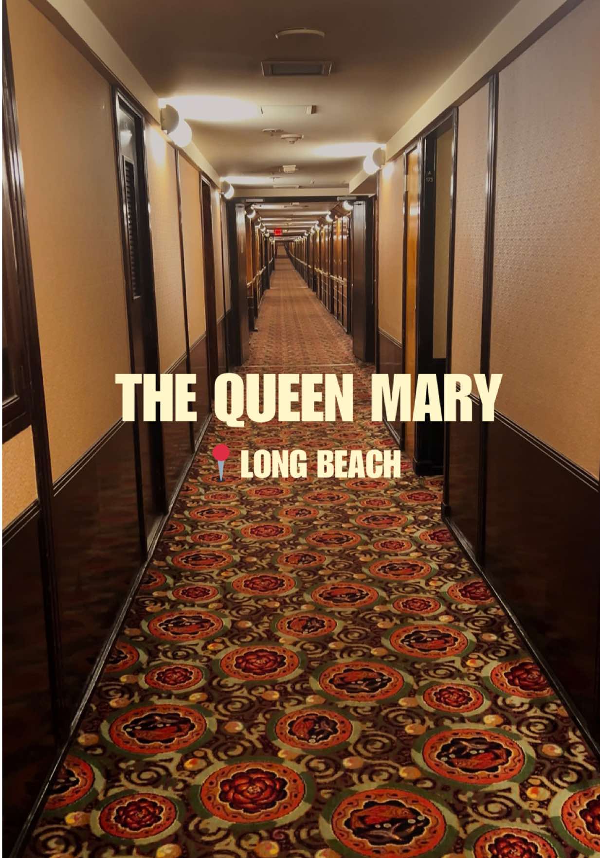 One of my favorite places to visit! The Queen Mary in Long Beach 🖤

#QueenMary #hauntedplaces 
#tik
