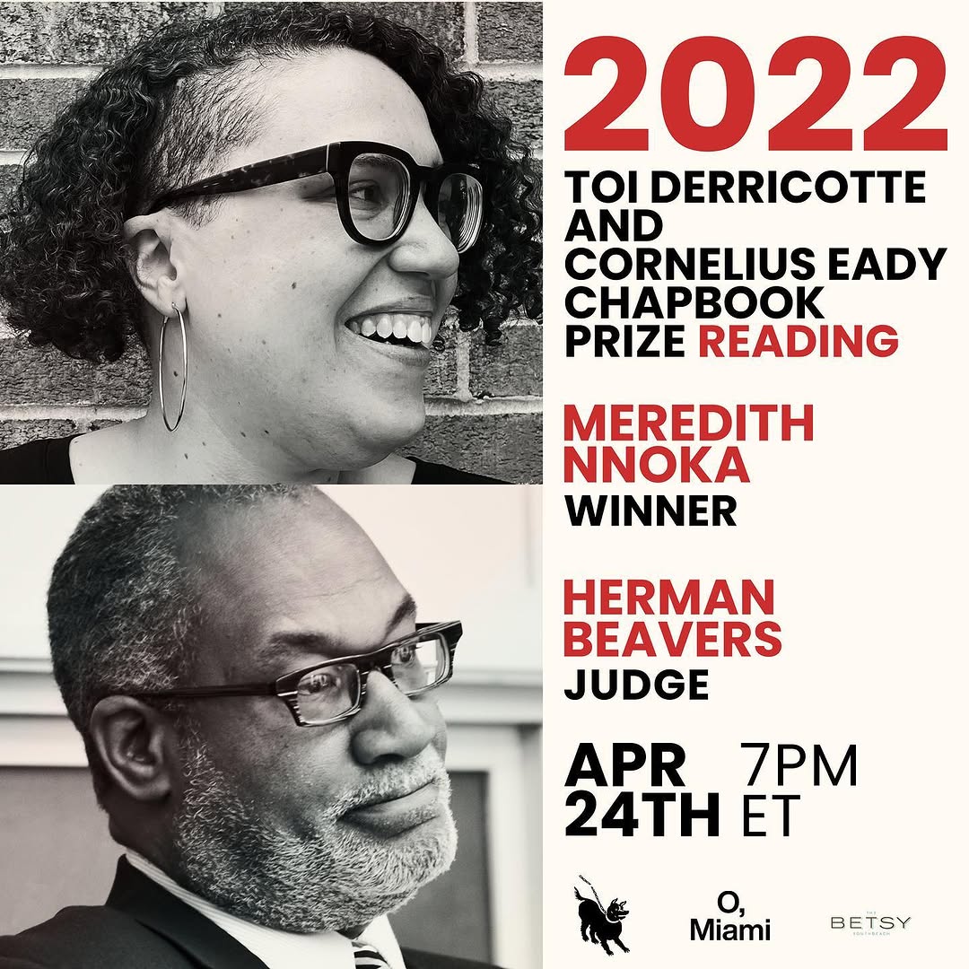 ON APRIL 24th, join us and our friends at @cavecanempoets in celebrating the winner of the 2022 Toi 