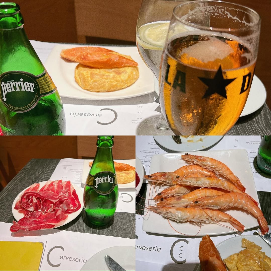 二日間バルセロナでの食事🍽️
イベリコ豚の生ハムとパエリアは塩っぱい辛かった😰
2日目に添乗員さんについて行って食べたランチはどれも美味しかった😋
#CerveceriaCatalana
#Ha