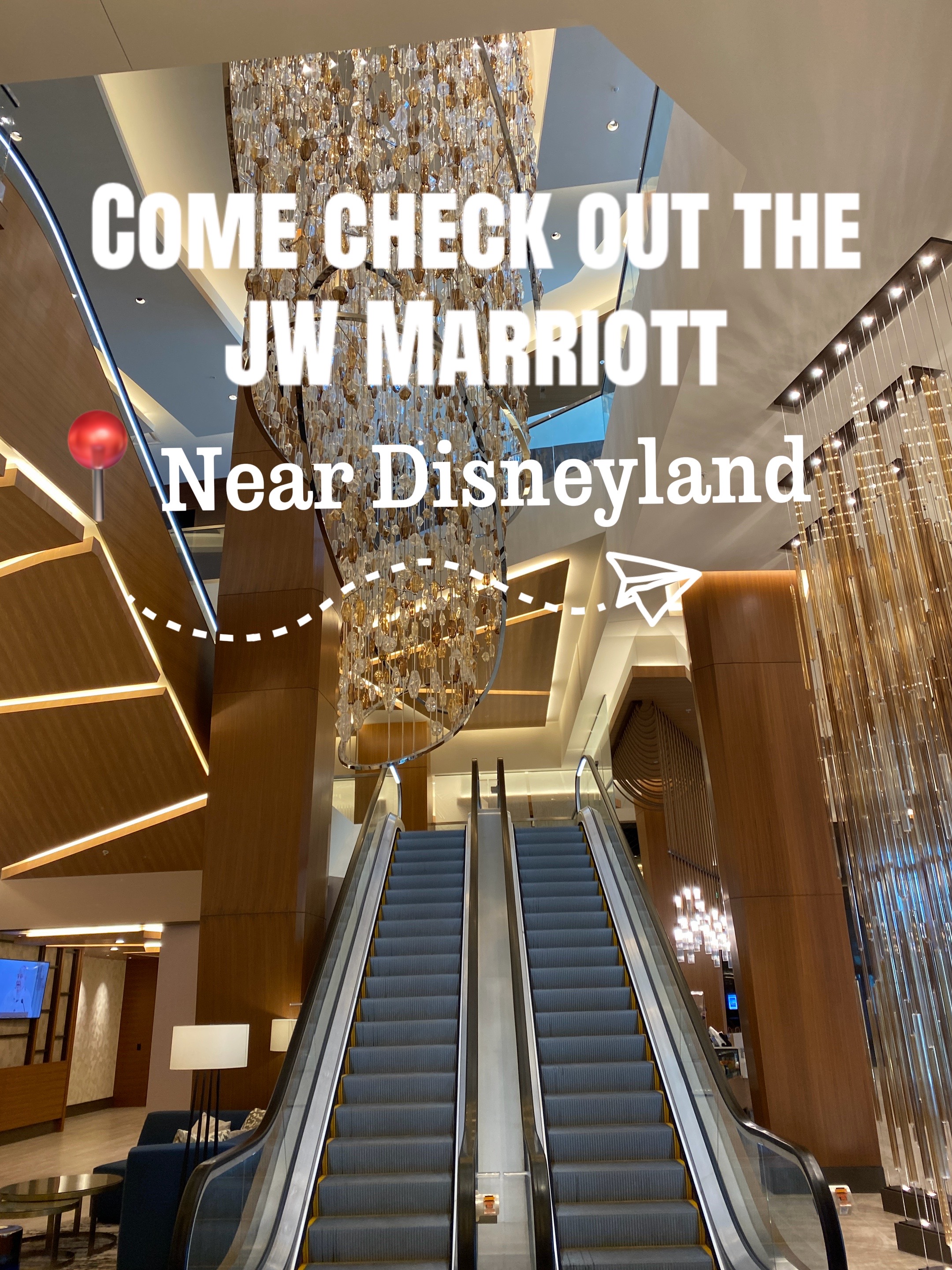 Stay near the parks at JW Marriott, Anaheim Resort ✨ rooftop views, luxury rooms, and the perfect Di