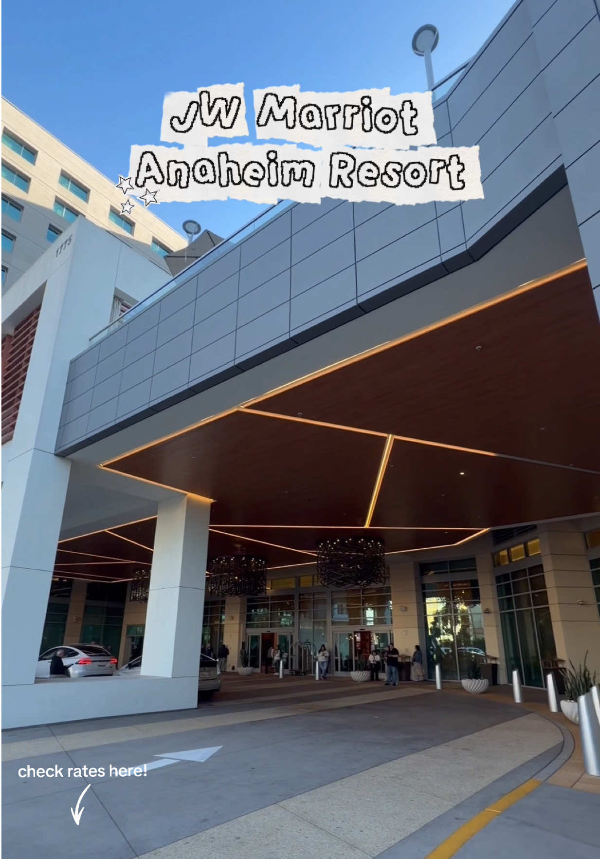Only an 11 minute walk from Disney California Adventure! This luxury hotel is so beautiful and elega