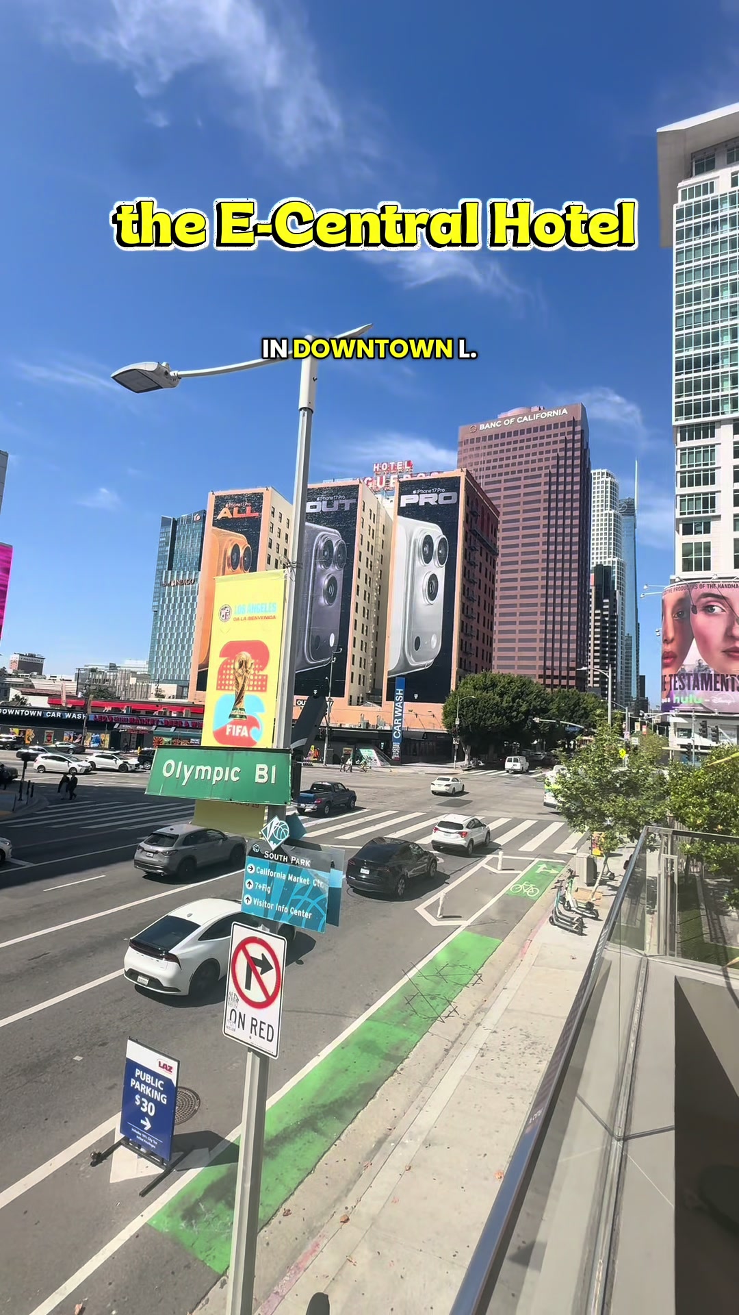 Finally found a DTLA hotel that  actually makes the trip less stresful 😭🏙️ & it’s right across the