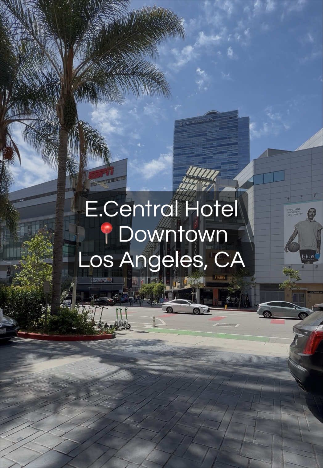 POV: You found one of the best hotel locations in Downtown LA 👀

E.Central Hotel is directly across