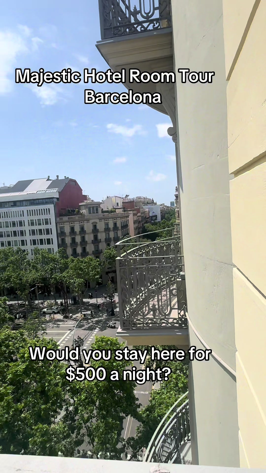 Stayed at Majestic Hotel & Spa Barcelona and actually didn’t want to leave… room was perfect, locati