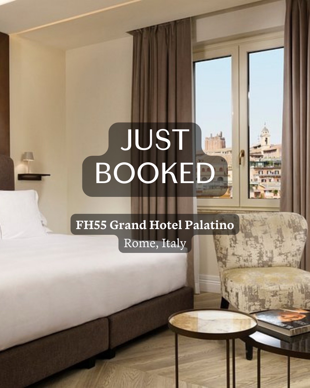 Just booked a Roman dream 🇮🇹✨
FH55 Grand Hotel Palatino—classic style, unbeatable location, and ma