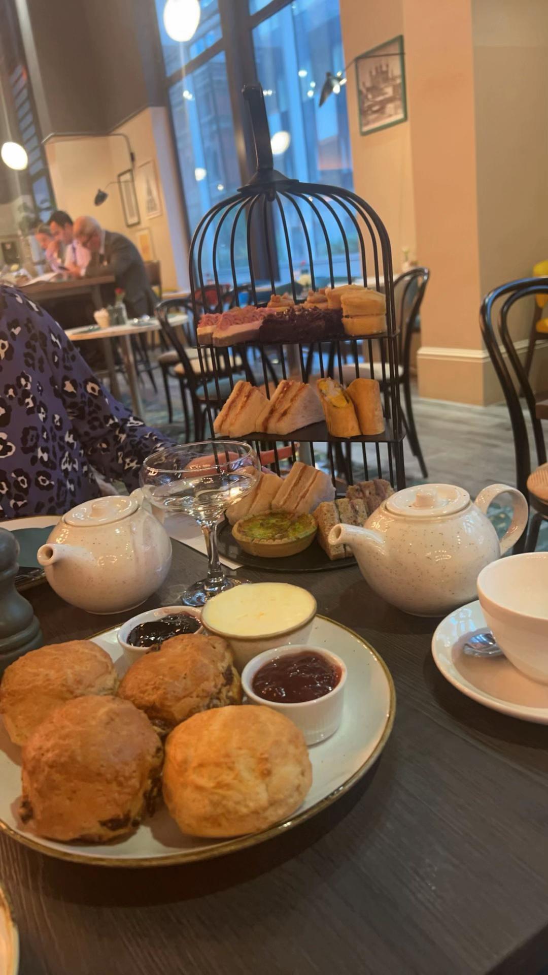Amazing afternoon tea experience at Leonardo Royal Hotel Tower Bridge. We got the £35 pp platter whi