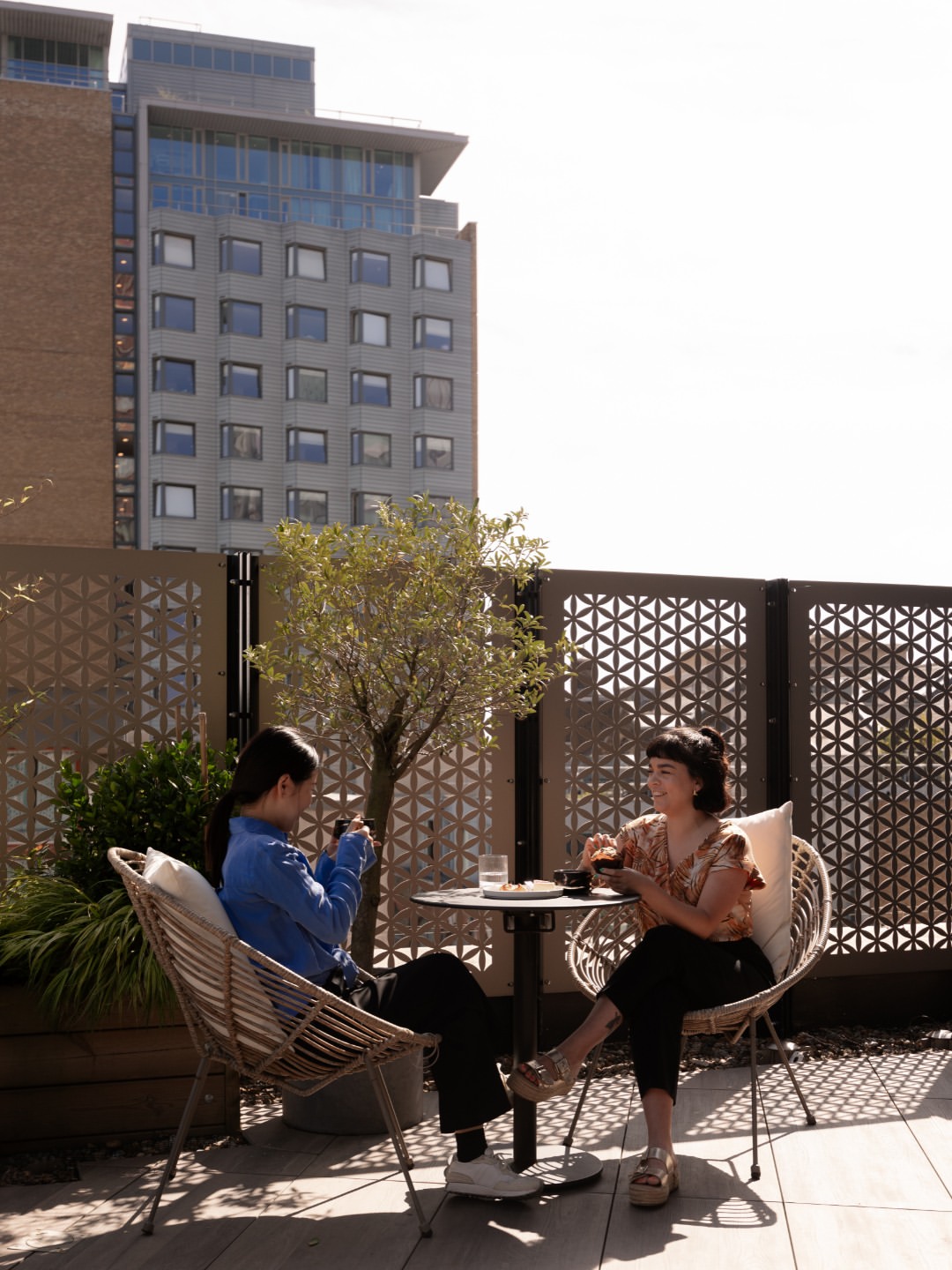 Outdoor spaces to read, relax or enjoy a game or two. It’s about exhaling and downtime in between th