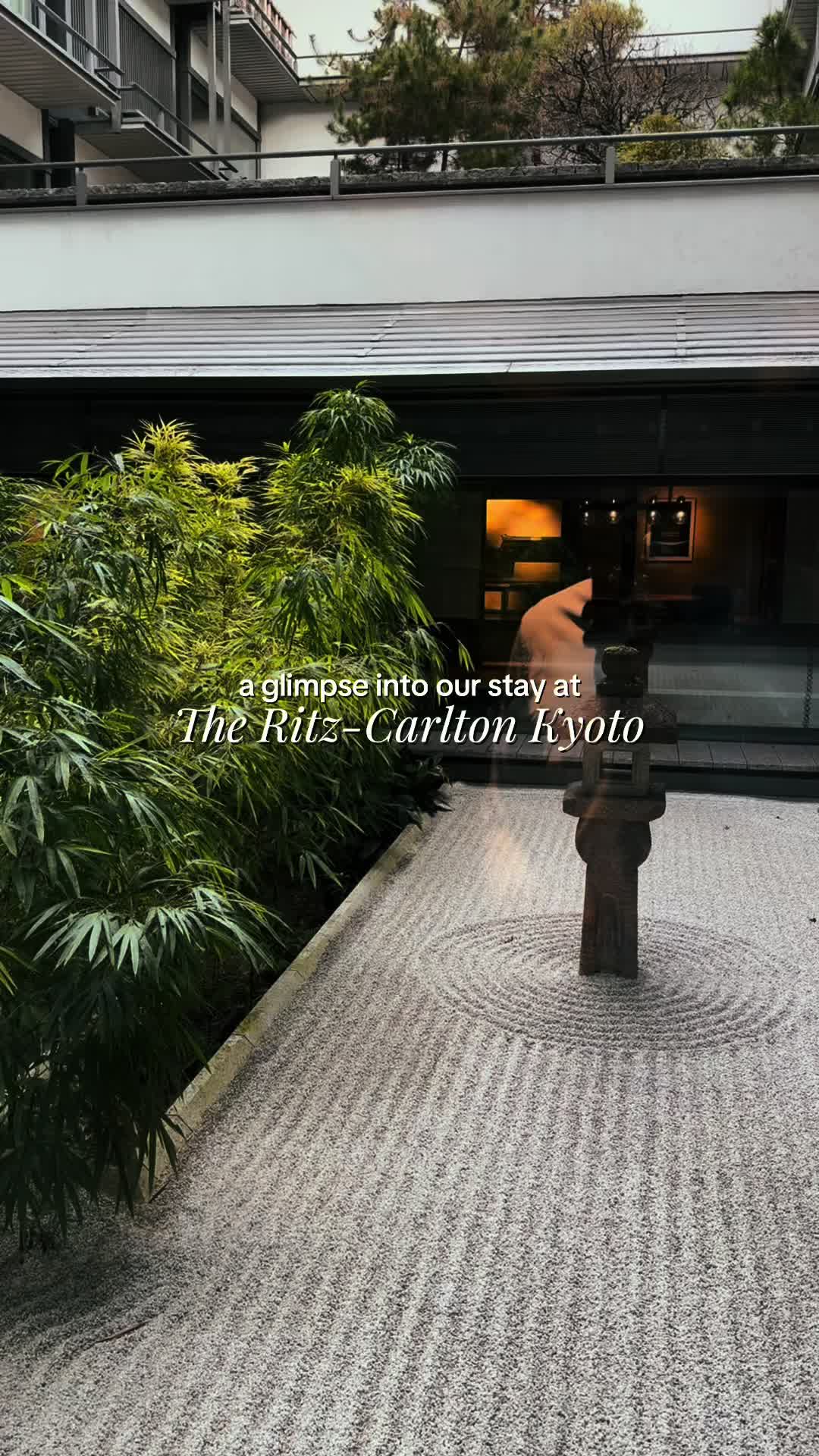 We started our mini honeymoon and slowed down at The Ritz-Carlton Kyoto! 

We had a Japanese breakfa