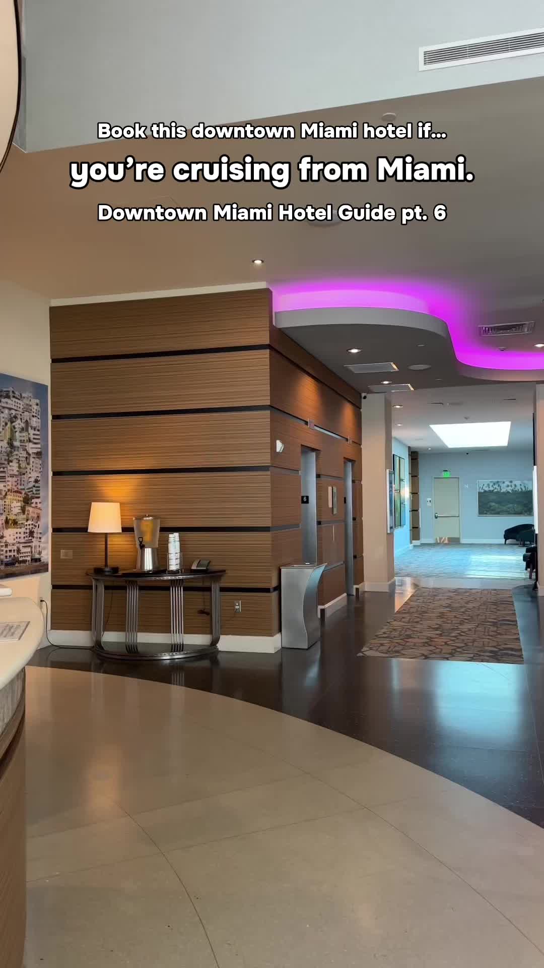 the hotel that actually makes sense for cruisers 🚢 🏨 

⬆️ Tap the location tag on this video to bo