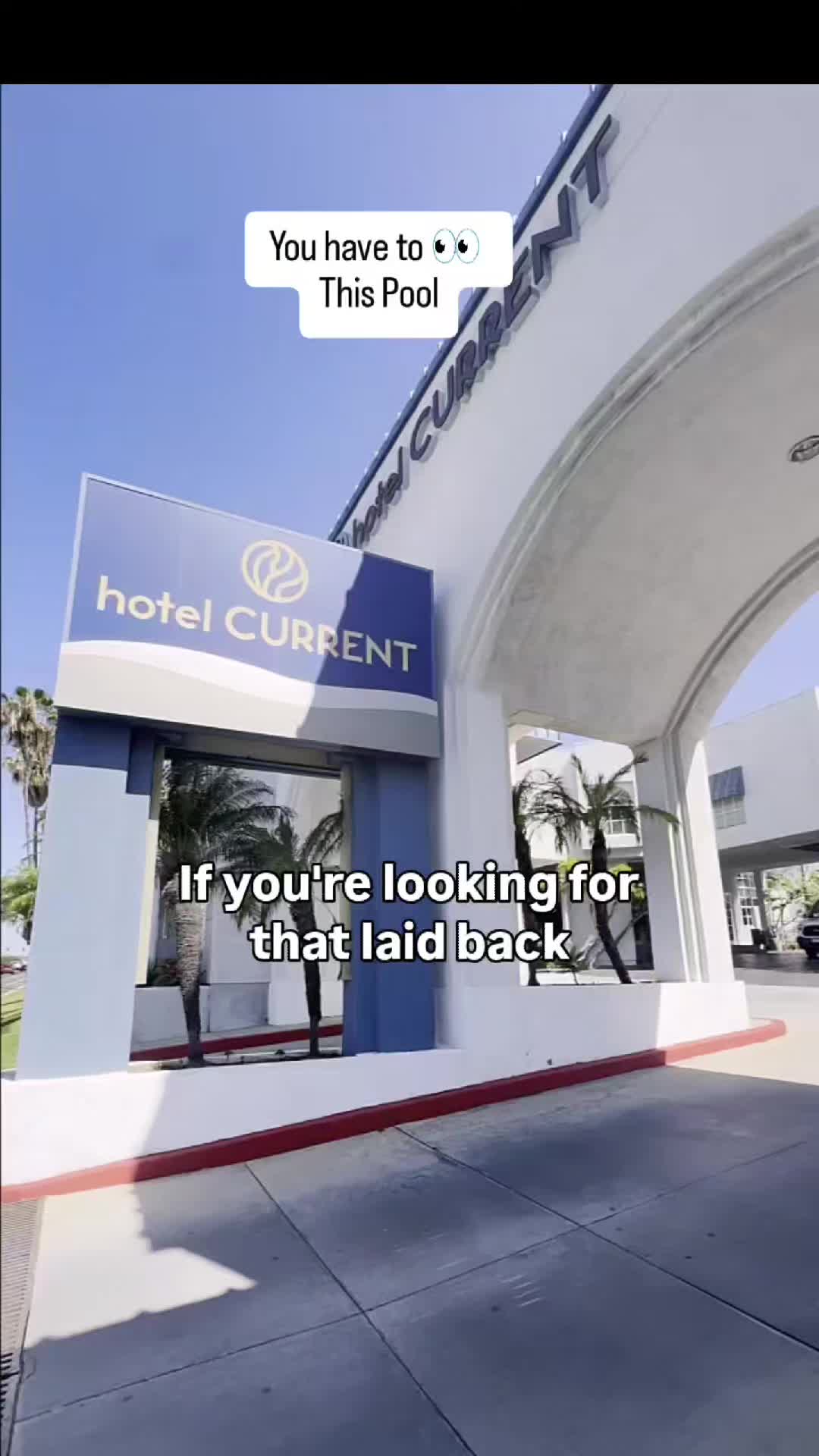 Escape in Long Beach with an oasis pool! #tiktokgopost #HotelCurrent #LongBeach #CaliforniaVacation 