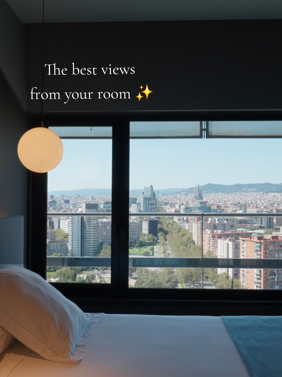 See the magic of Barcelona unfold from your room. Pure comfort meets unbeatable skyline views at Bar