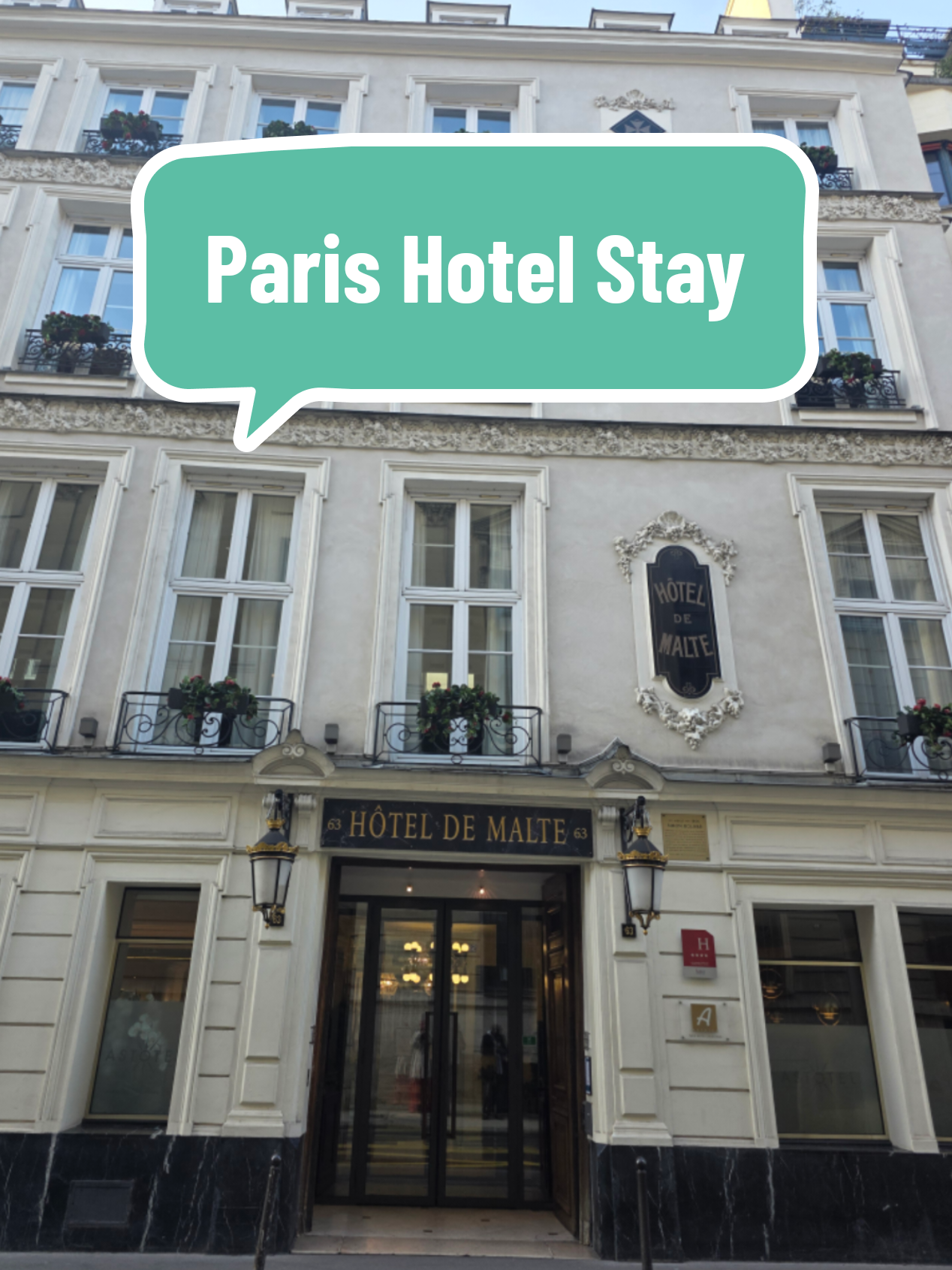 Paris hotel stay. Hotel Malte - Astotel @Astotel #parisianstyle #parisfrance #paristrip #traveltrend