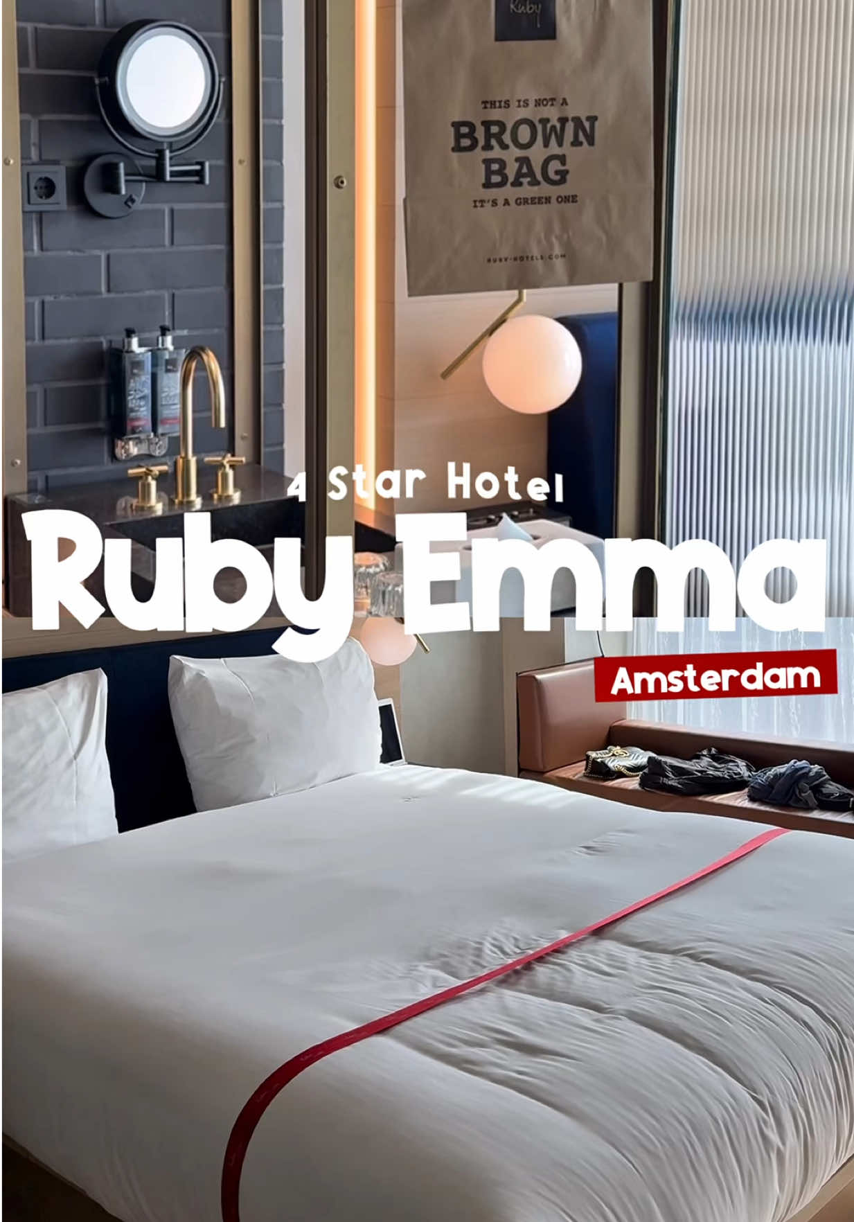 Ruby Emma Hotel โรงแรม 4 ดาวในอัมสเตอร์ดัม เดินทางสะดวก ใกล้ซุปเปอร์มาร์เก็ต ห้องกว้าง สวย ทันสมัย แ
