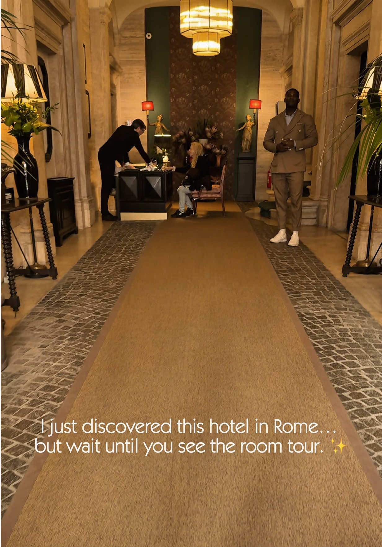 I just discovered this hotel in Rome… 
but wait until you see more... ✨

Arriving in the heart of Ro