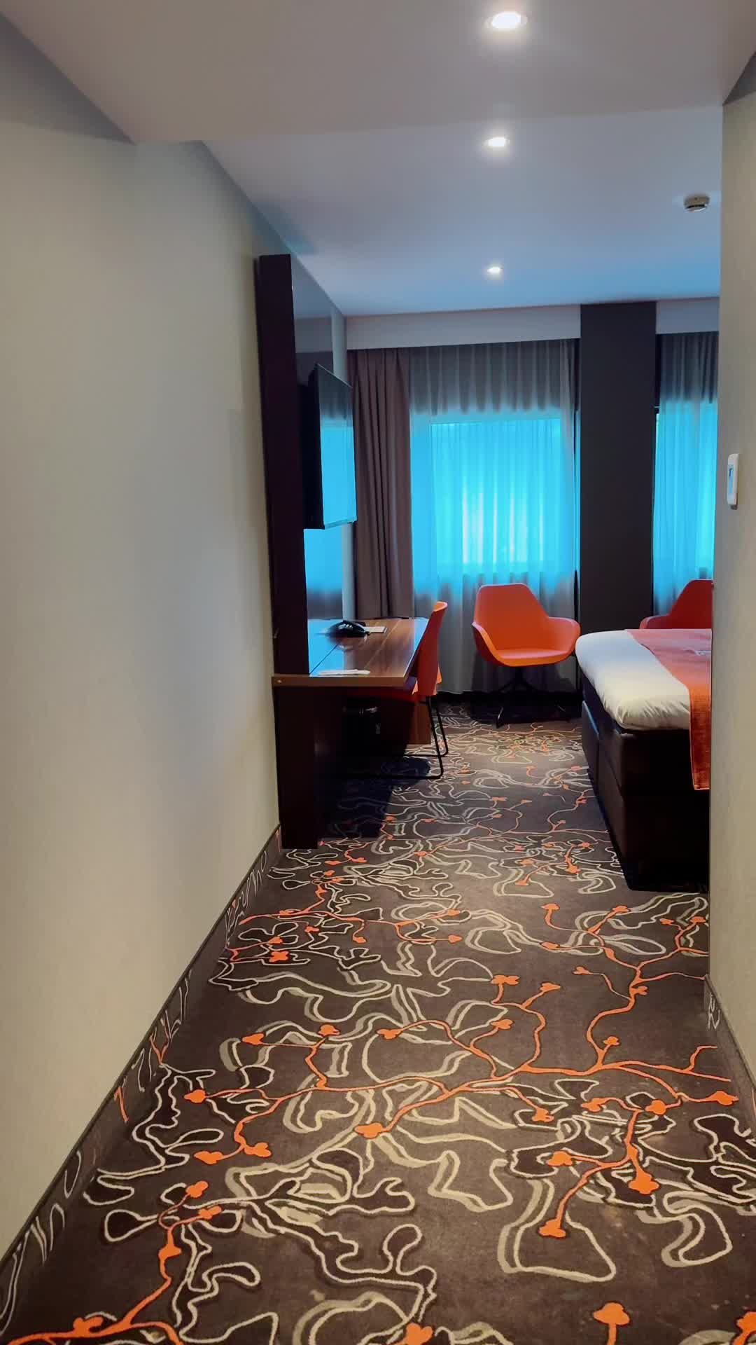 📍XO Hotels Park West 
15-20 mins away from centraal via tram/train. Such good value and rooms are s