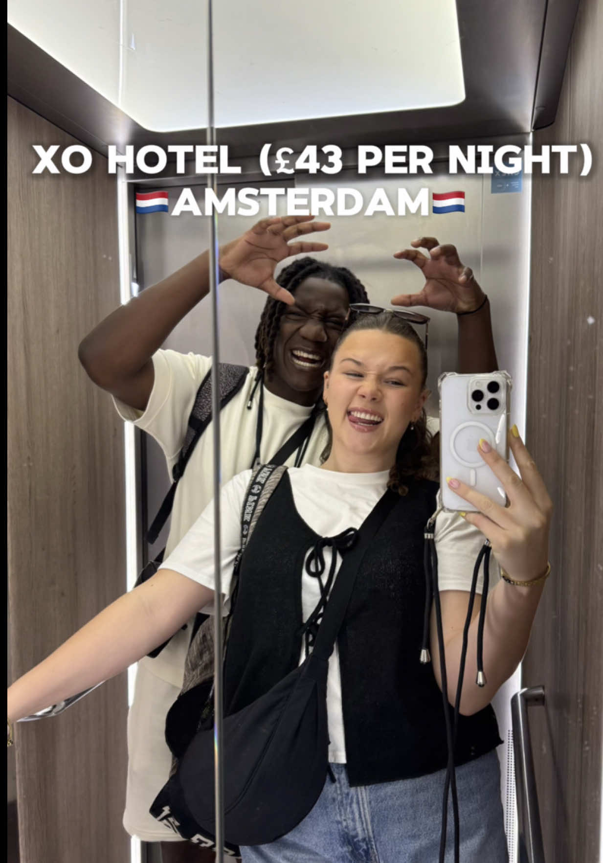 Affordable hotel in Amsterdam and honestly… for the price, we were impressed 👀✨

📍 XO City Hotel A
