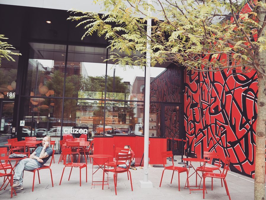 📍CitizenM New York Bowery
ニューヨーク着いて最初に2泊したホテル！綺麗で部屋の窓からニューヨークの街並みが見れて、接客もよかった！
あとカフェもSOHOも歩いて行ける距離に