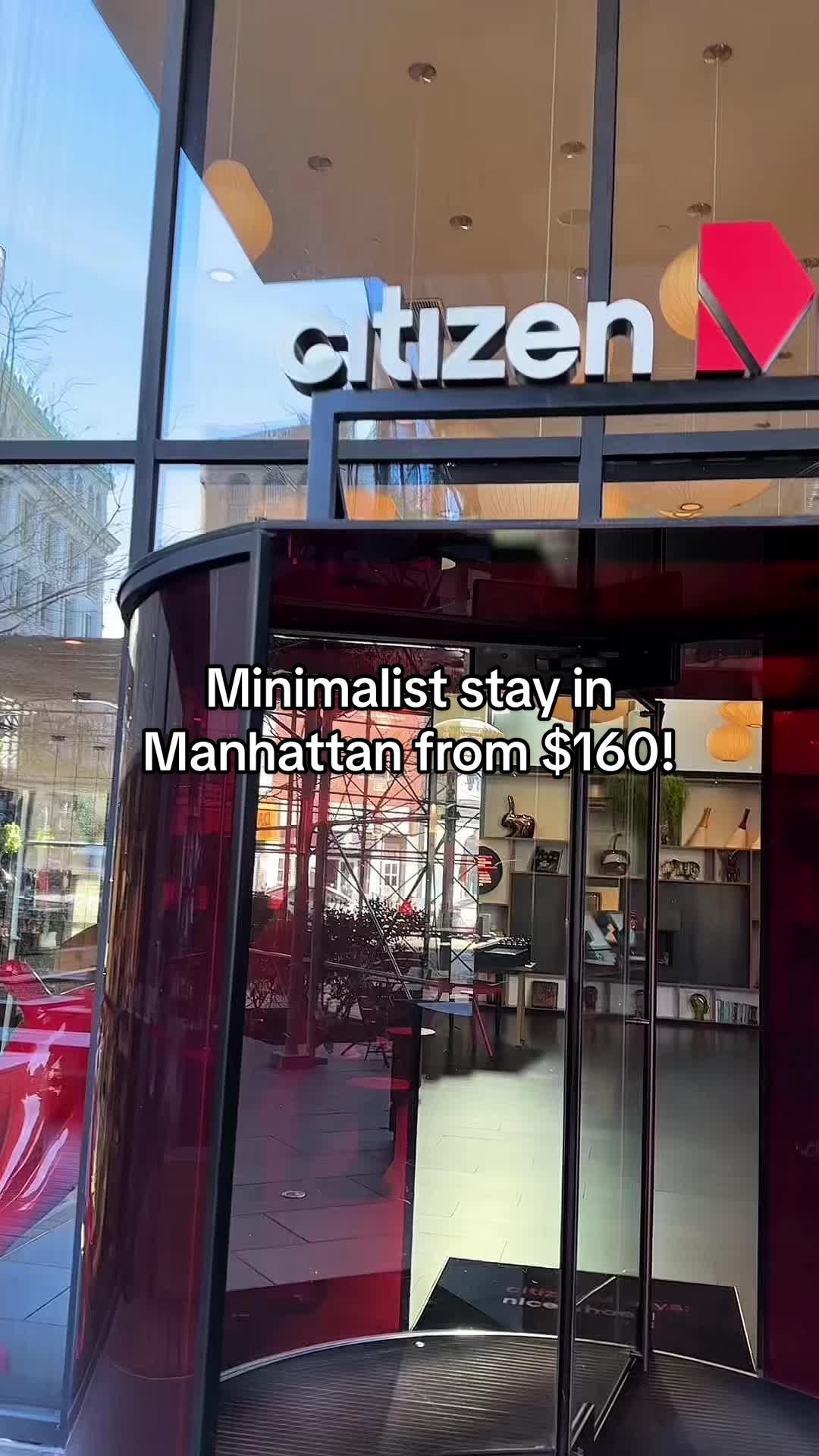 The location is seriously amazing! 🌆 @citizenM New York Bowery combines luxury travel with minimali