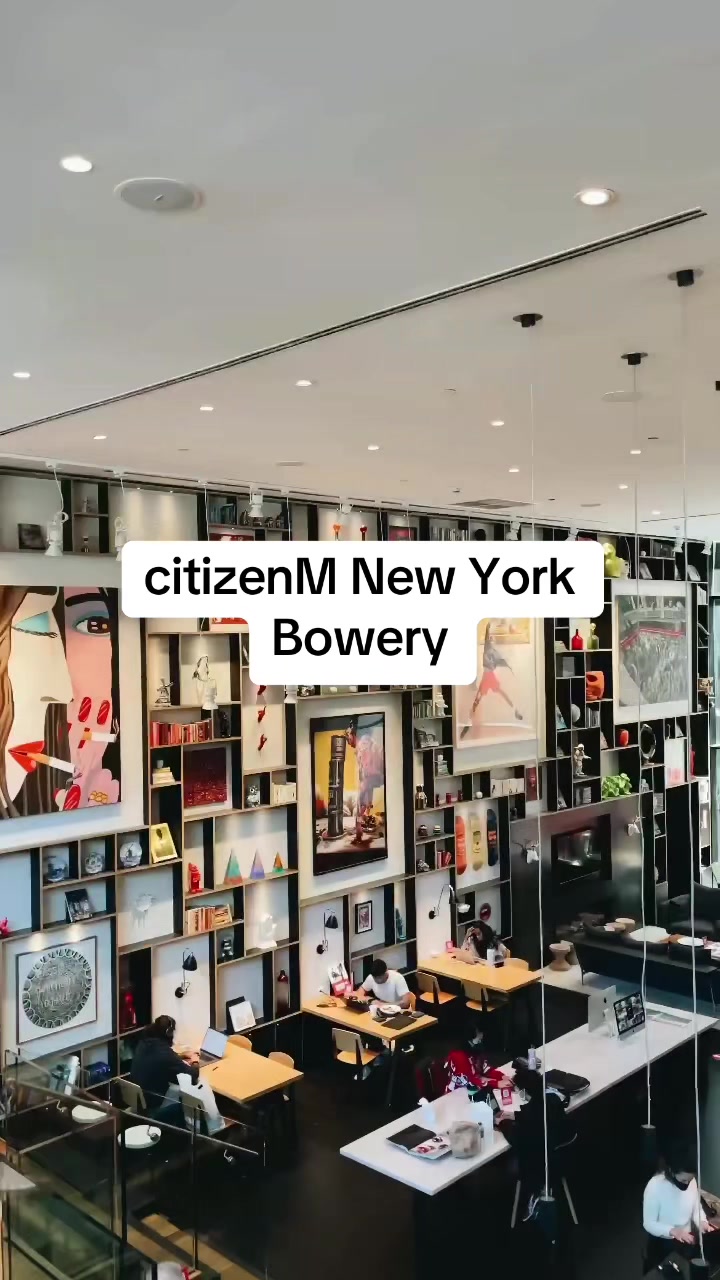 citizenM New York Bowery  Besides hanging out with old and new friends and eating like there's no to