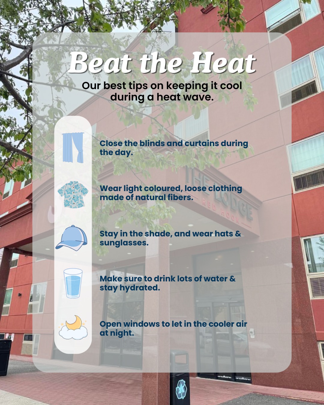Summer is here, and NYC is on 🔥🗽

In heat waves, its more important than ever to keep cool, and we