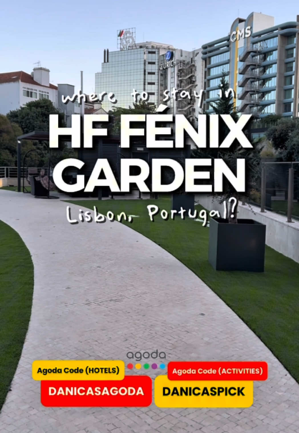 HF FENIX GARDEN— Lisbon, Portugal!🇵🇹 

located in the heart of Lisbon!

 ✈️ For your travel bookin