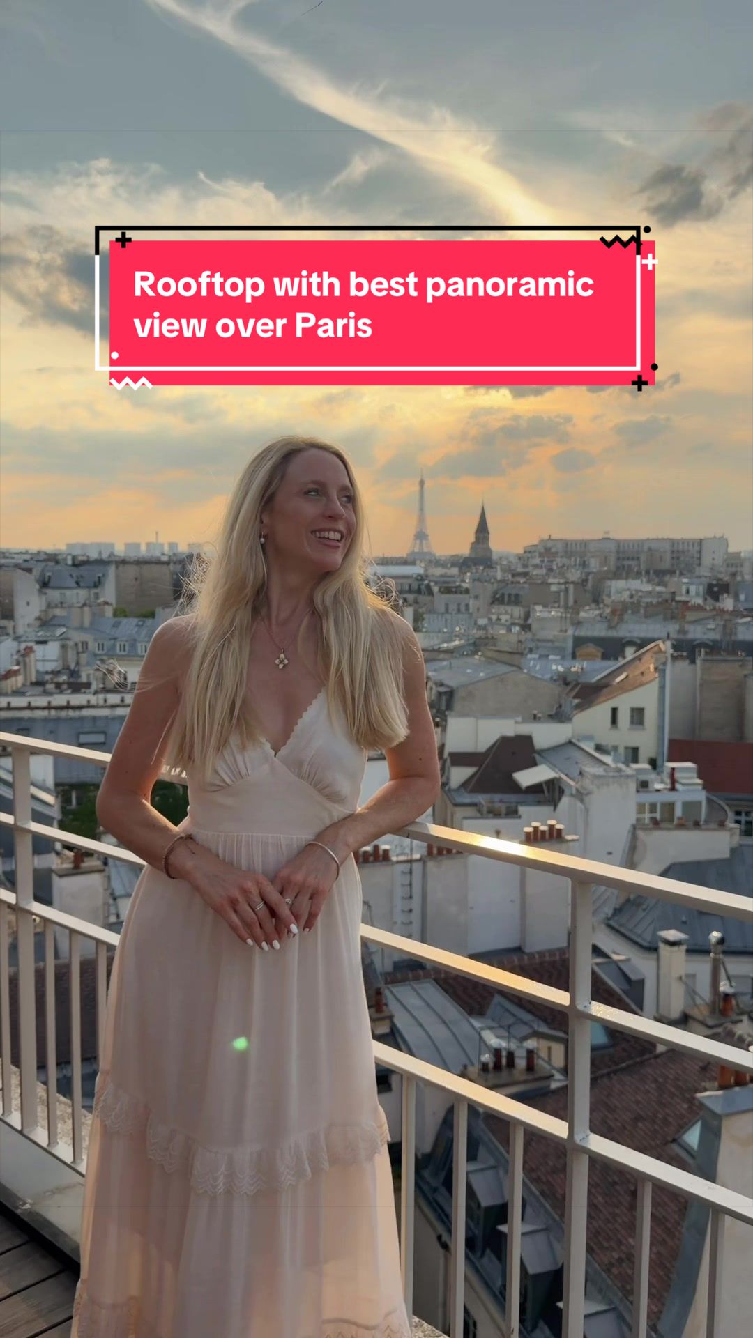 Don’t miss this rooftop bar with the most amazing views over Paris 🤩

📍 Hotel Dame des Arts  
4 Ru