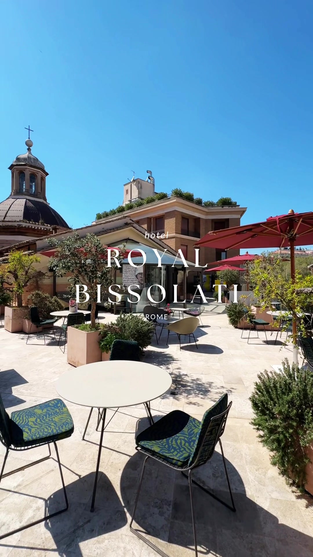 ✨ Hotel Royal Bissolati, a hidden terrace in the heart of Rome

If you’re looking for the perfect sp