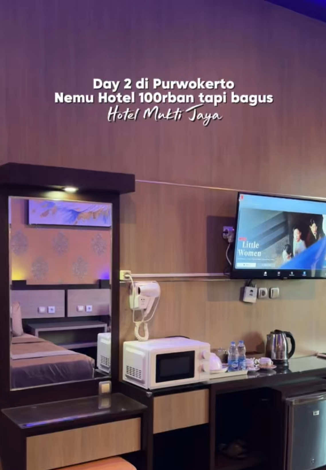 Gak nyangka di Purwokerto ada hotel 100rban bagus dan nyaman, in this ekonomi ini cocok banget buat 