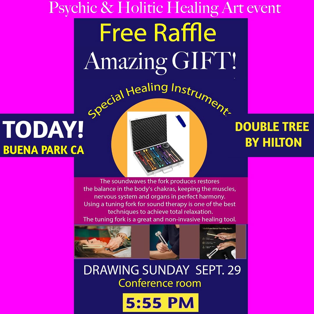 Sun. Sept. 29, 10:00 am - 6:00PM. DoubleTree by Hilton Buena Park - 7000 Beach Blvd, Buena Park, CA 