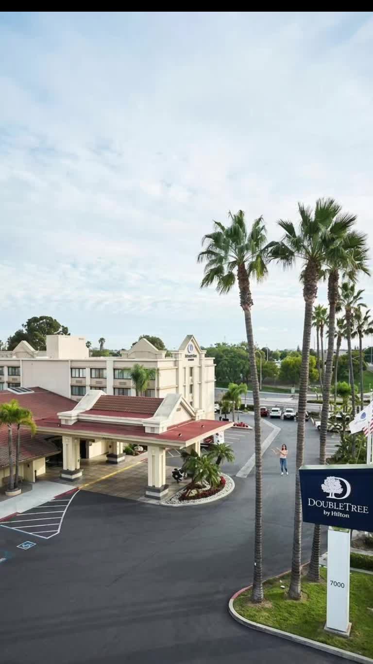 DoubleTree by Hilton Buena Park Hotel 7000 Beach Blvd, Buena Park, CA 90620, USA #tiktokgopost #trav