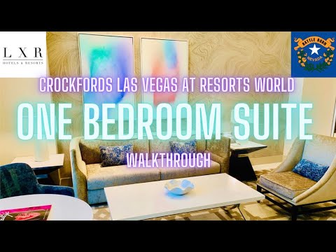 One Bedroom Suite Walkthrough Tour At Crockfords Las Vegas ...
