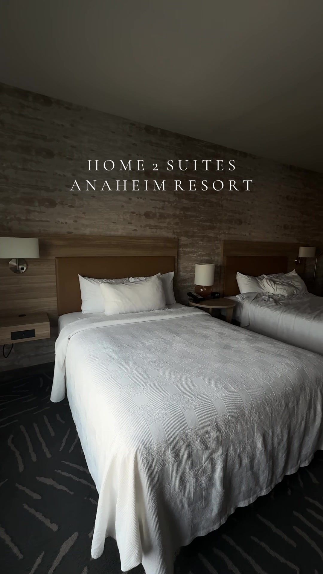 definitely recommend staying at the home2suites anaheim resort for your next Disney trip 🖤 

#disne