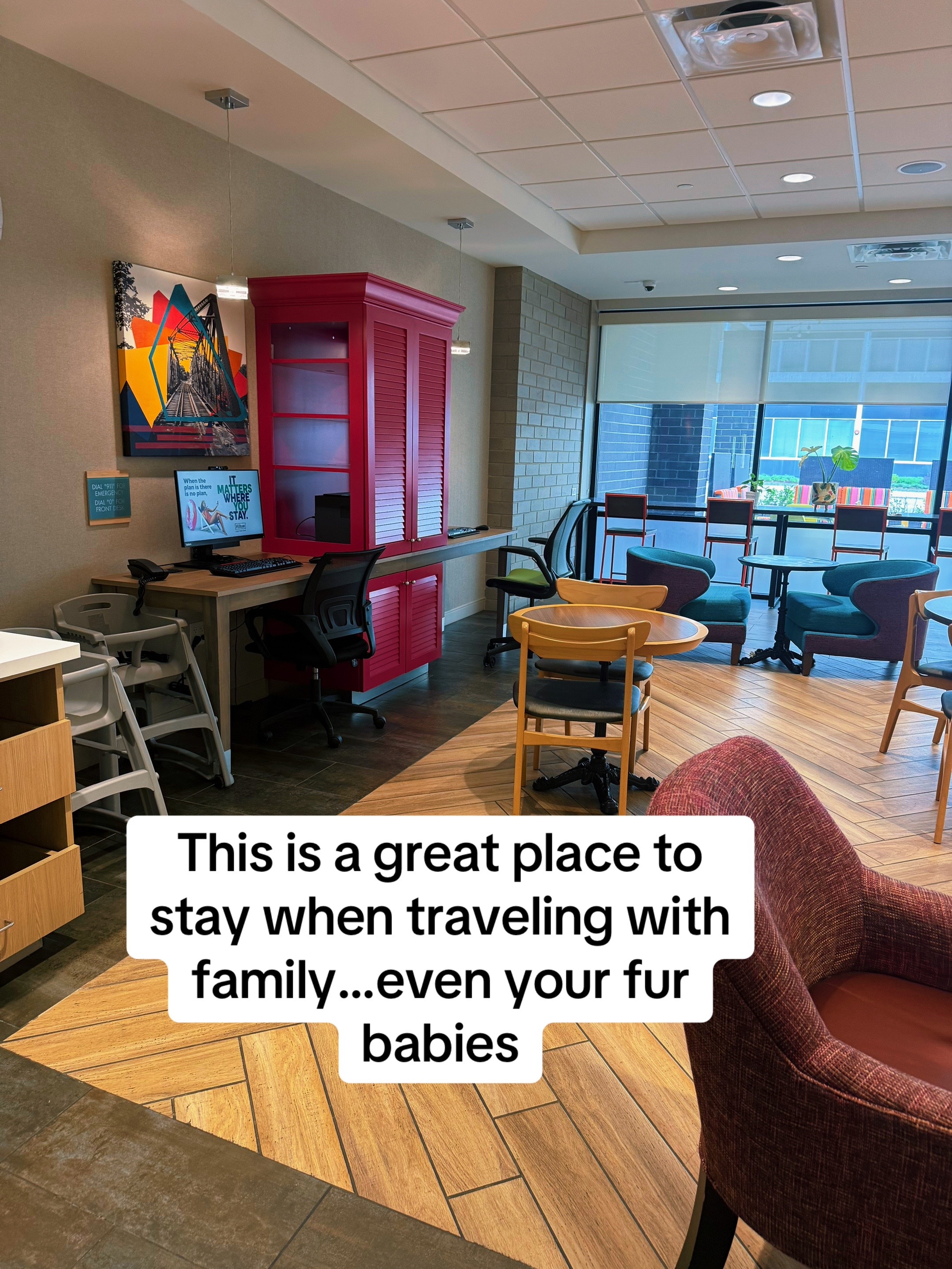 I love the Home2 Suite hotels by Hilton because they are great for traveling with family and you can