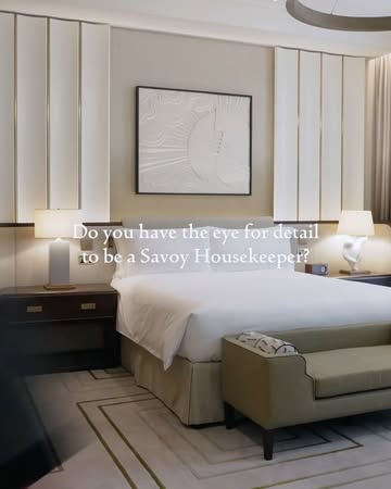 Believe you have a good eye for detail? But do you have what it takes to be a five-star Savoy housek